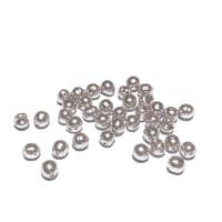 Image 3 of 60PC. GRAY fresh water nugget/potato shaped pearls/6MM Fresh Water Pearls/60PC. Genuine pearls