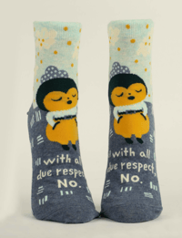 Image 1 of With Respect, No Ankle Socks