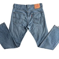 Image 6 of Men's Levi's 527 Vintage ''2012''  low rise boot cut dark wash, SZ 33/32 