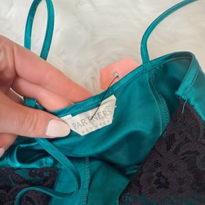 Image of Vintage "Partners" by Mervyn's Satin Slip - Size S
