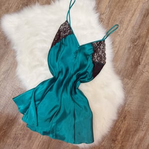 Image of Vintage "Partners" by Mervyn's Satin Slip - Size S