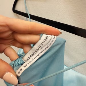 Image of Urban Outfitters Velvet/Velour Mini Dress - Size XS
