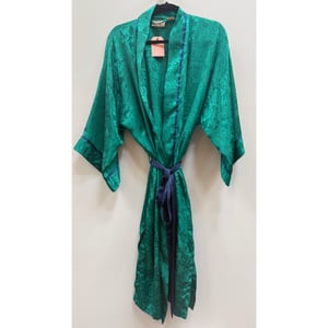 Image of Victoria's Secret Vintage Gold Label Satin Robe - Size XS-L