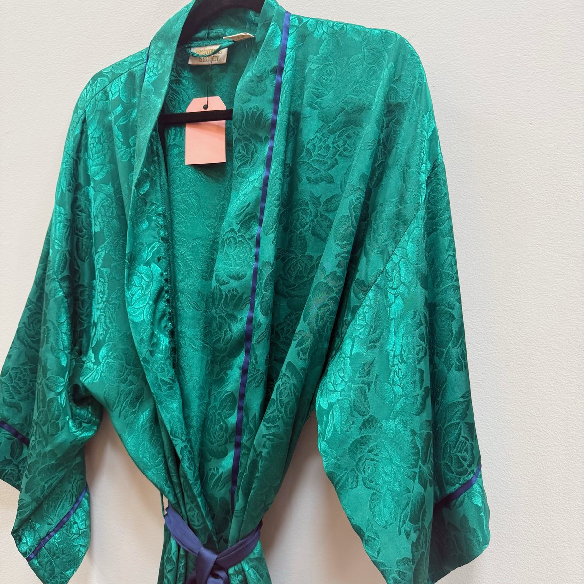 Image of Victoria's Secret Vintage Gold Label Satin Robe - Size XS-L