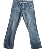 Image 2 of Men's Levi's 527 Vintage ''2012''  low rise boot cut dark wash, SZ 33/32 