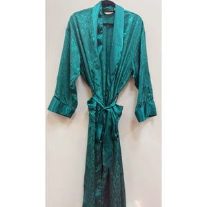 Image of Victoria's Secret Vintage Gold Label Green Robe - Size XS-L