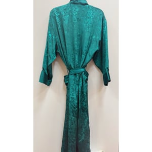 Image of Victoria's Secret Vintage Gold Label Green Robe - Size XS-L