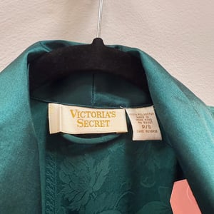 Image of Victoria's Secret Vintage Gold Label Damask Robe - Size XS-M