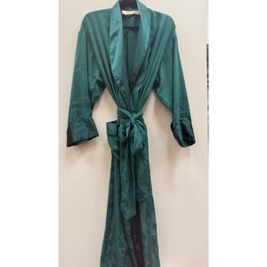 Image of Victoria's Secret Vintage Gold Label Damask Robe - Size XS-M