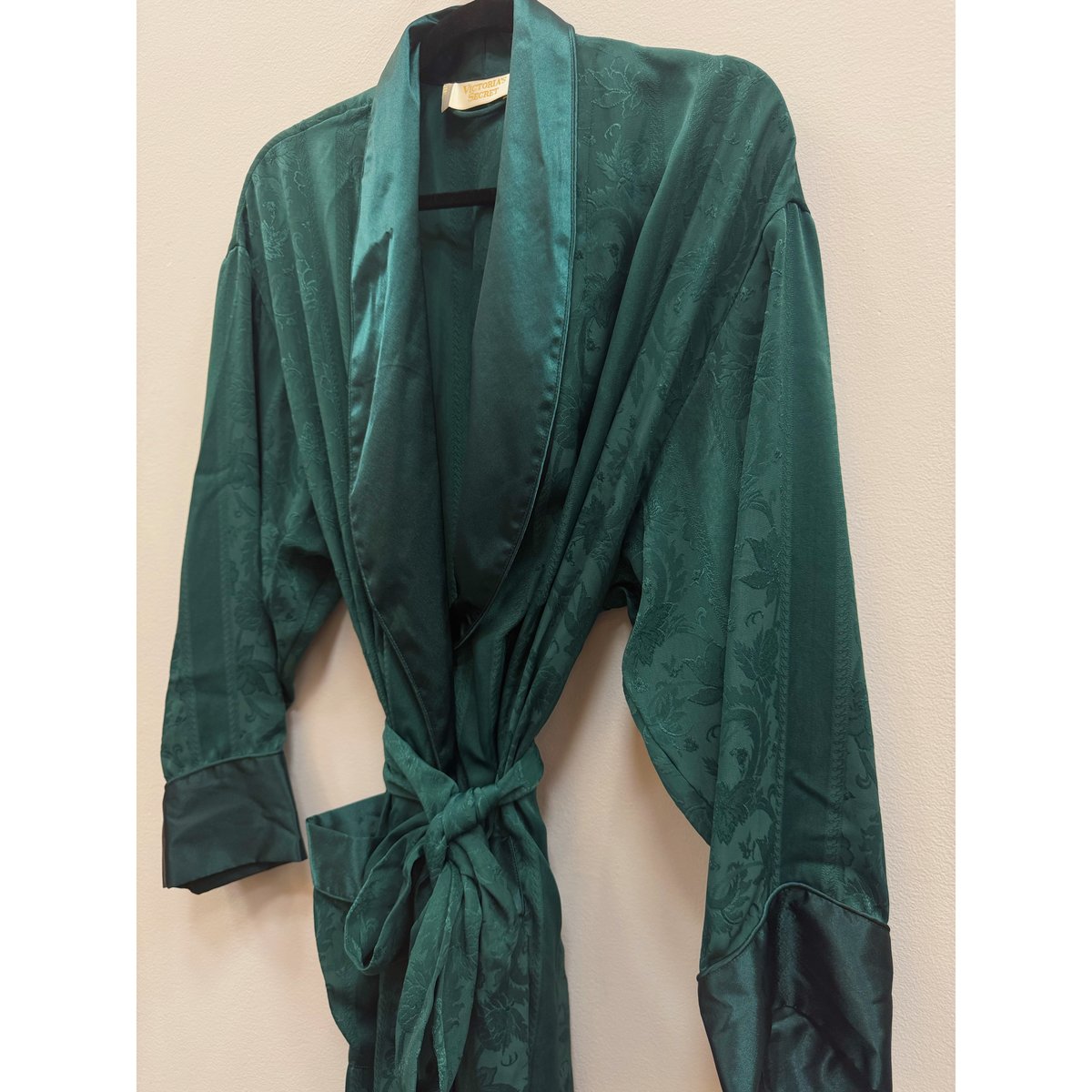 Image of Victoria's Secret Vintage Gold Label Damask Robe - Size XS-M