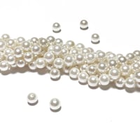 Image 6 of 60-65PC. 6MM WHITE Round shell pearls// 6MM High Quality White Round shell pearls