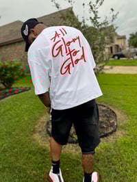 Image 2 of "All Glory" Men's Oversized Cropped T Shirt