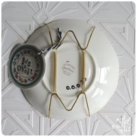 Image 2 of Paint It Black - Hand Painted Vintage plate