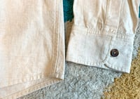 Image 5 of S.E.H Kelly 2014aw made in England Kelly collar cotton/linen shirt, size S
