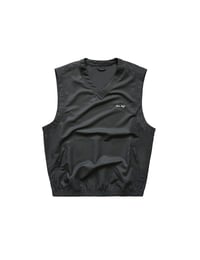 Image 1 of Script Nylon Pullover Vest Grey
