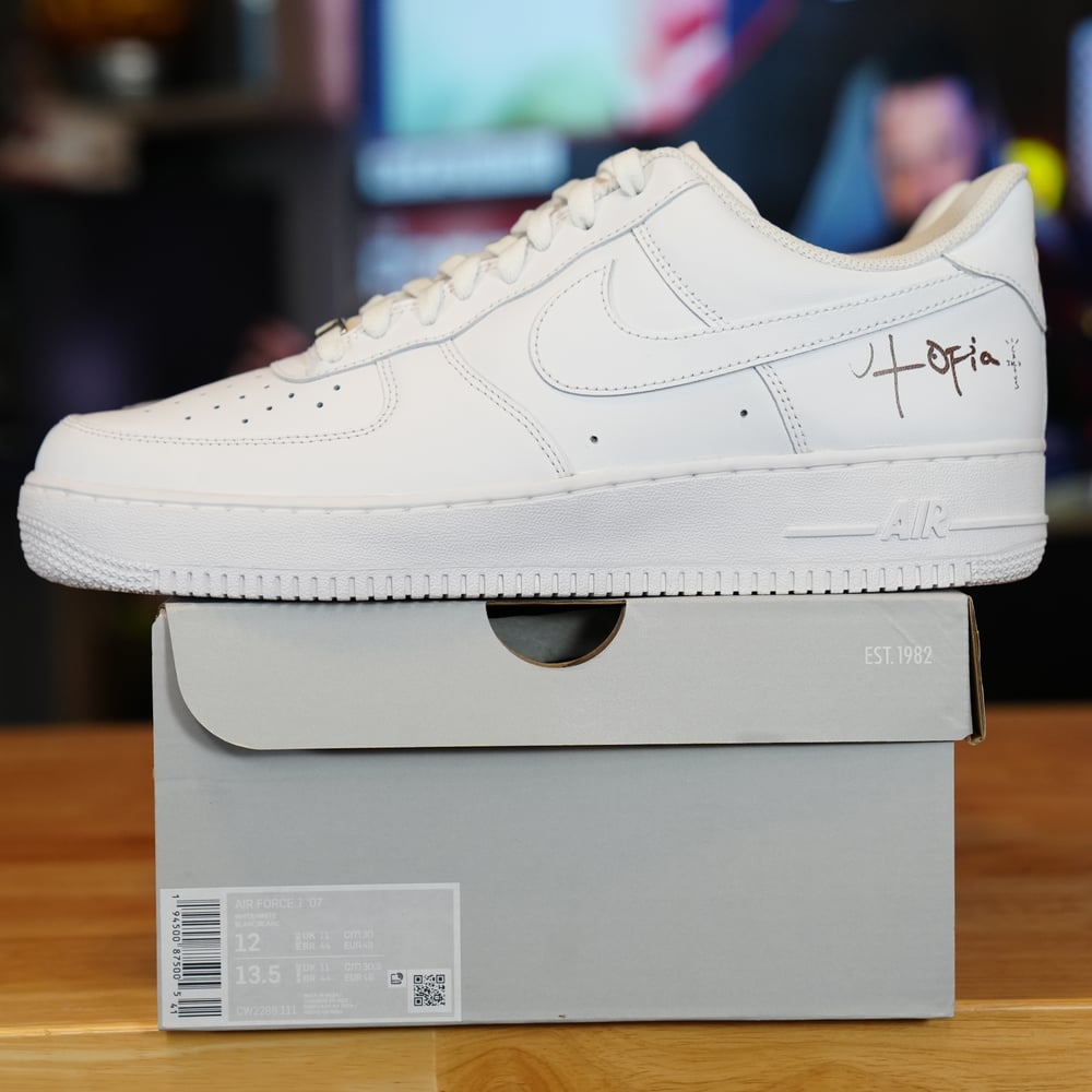 Image of Nike Air Force 1 Low '07 White (Travis Scott Cactus Jack Utopia Edition)