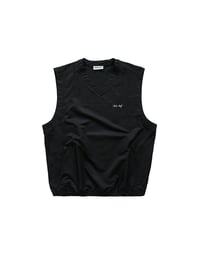 Image 1 of Script Nylon Pullover Vest Black