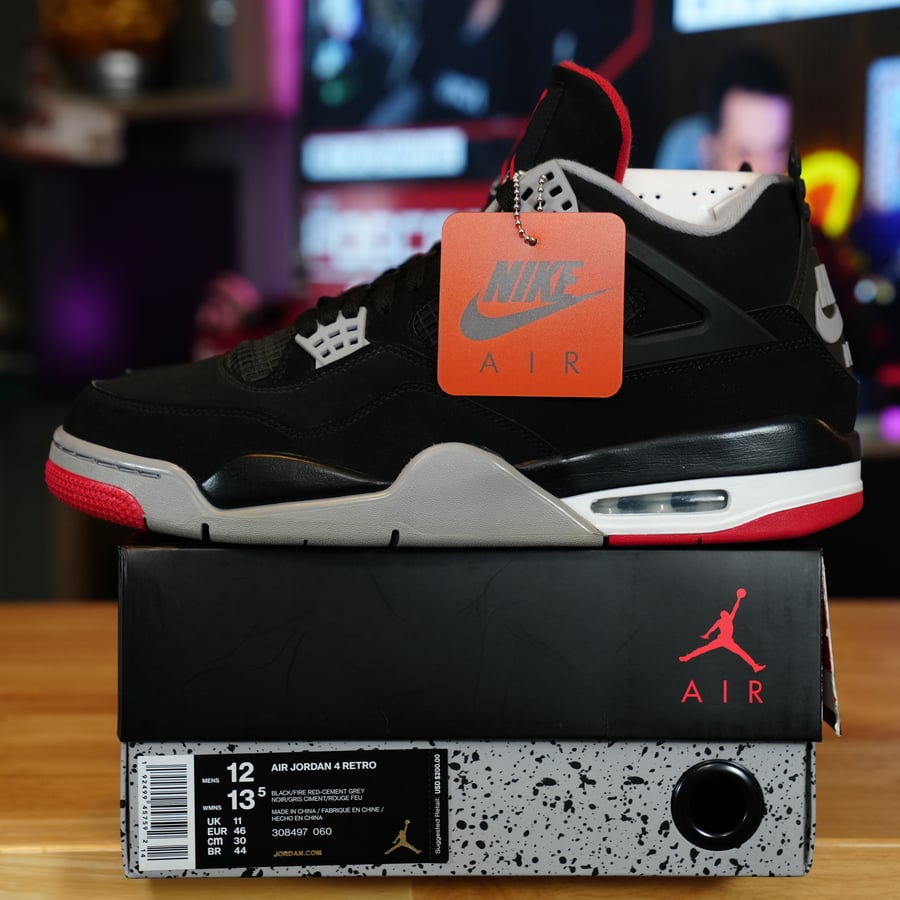 Image of Jordan 4 Retro Bred (2019)