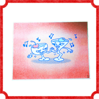 11" x 14" "DANCING " RISO PRINT