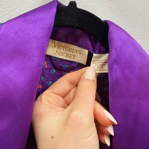 Image of Victoria's Secret Vintage Gold Label "Sprinkle" Robe - XS-M