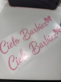 Image 2 of  Cielo Barbiez Decal