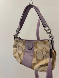 Image 3 of Coach Signature Stripe Demi 2-way Bag