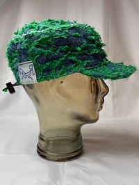 Image 4 of GREEN CRAZY PAINTERS CAP