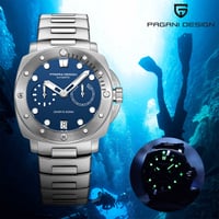 Image 1 of PAGANI DESIGN 2025 Diving Machinery Automatic Men's Watch Stainless Steel Luminous Sapphire Glass Ou