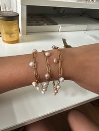 Image 2 of Golden Pearl Drift Bracelet