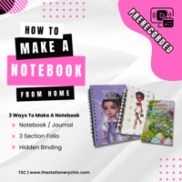 How To Make A Notebook At Home