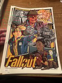 Fallout Poster signed by Walton Goggins 