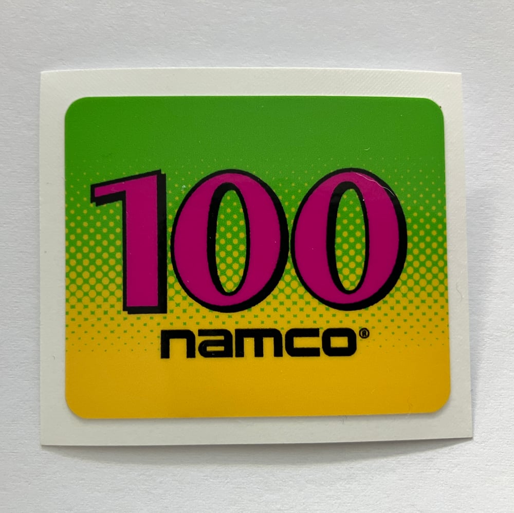 Image of Namco Exceleena Cabinet: ¥100 Decal