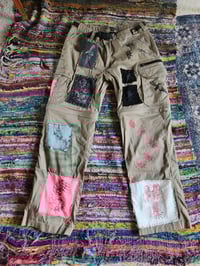 Image 1 of Cargo utility patch pants