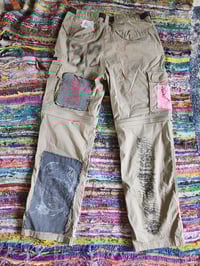 Image 2 of Cargo utility patch pants