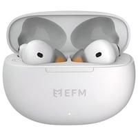 Image 2 of EFM Boston TWS Earbuds with Wireless Charging – White