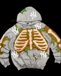 Image 3 of CRACKY BONES "NY" HOODIE SIZE L
