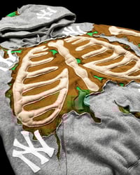 Image 5 of CRACKY BONES "NY" HOODIE SIZE L