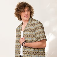 Image 1 of Bumble Bee Wing Unisex Button Shirt