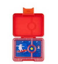 Image 1 of Yumbox Snack 3 Compartments Roar Red Polar Bear