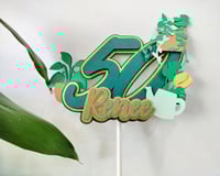 Image 4 of Personalized Dog Lovers Corgi Cake Topper Cake Centerpiece. Pet Lovers Party Decor