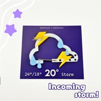 Image 3 of Weather Forecast Clouds Carabiners