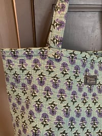 Image 2 of Grand sac matelassé vert