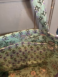 Image 3 of Grand sac matelassé vert