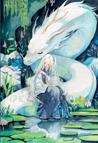 Image 1 of 'FALKOR' Signed Art Print