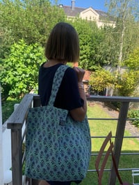 Image 4 of Grand sac matelassé vert