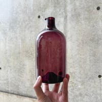 Image 3 of Timo Sarpaneva Purple Glass Straight Bird Bottle