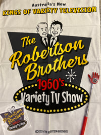 Robertson Brothers Tea Towel with Bonus Sticker & Back Scratcher - SHIPPING INCLUDED