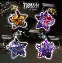 Image 1 of (PRE-ORDER) - FORSAKEN ROBLOX KEYCHAIN, Elliot | Chance | Guest | Nightshade two Time
