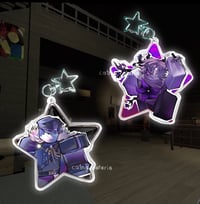 Image 3 of (PRE-ORDER) - FORSAKEN ROBLOX KEYCHAIN, Elliot | Chance | Guest | Nightshade two Time