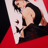 Image 6 of Marcin Butterfly PRINT with RED FOIL